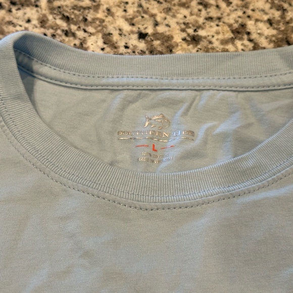 Southern Tide Graphic Pocket Tee American Flag Cups - Large - Picture 3 of 5